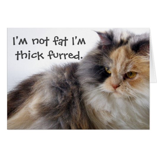Not Fat! Thick Furred Cards (Front Horizontal)