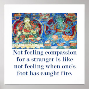 Not Feeling Compassion For A Stranger - Compassion Poster