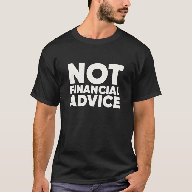 Not Financial Advice, NFA, DYOR, ETH Crypto NFT Bi T-Shirt (Front)