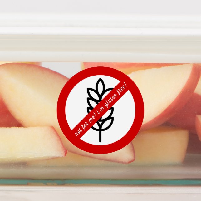 Not for me, i'm gluten free! Allergy Alert Kids' Labels (Affixed)