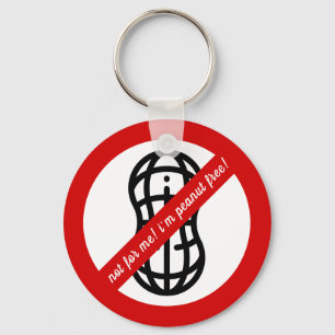 Not for me, i'm peanut free! Kids Allergy Alert Keychain