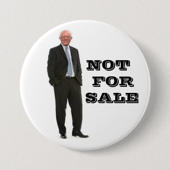 NOT FOR SALE PINBACK BUTTON (Front)