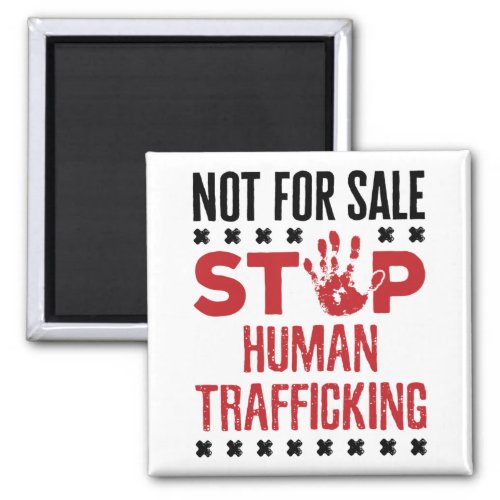 Not for Sale Stop Human Trafficking Magnet