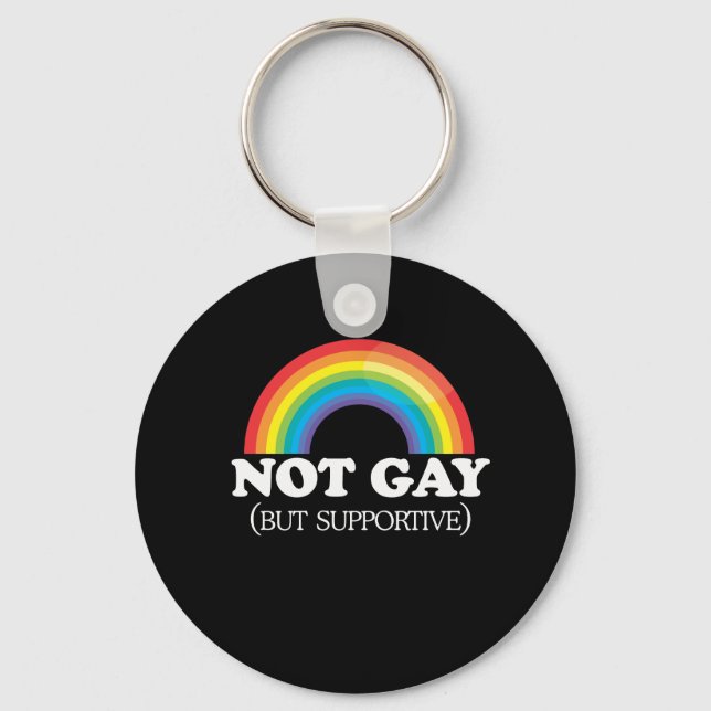 NOT GAY KEYCHAIN (Front)