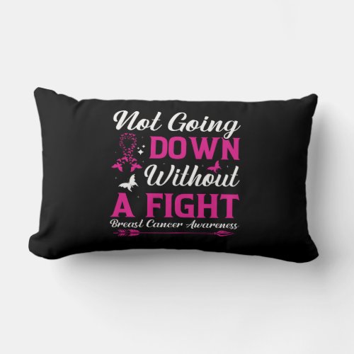 not going down without a fight lumbar pillow