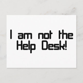 Not Help Desk Postcard