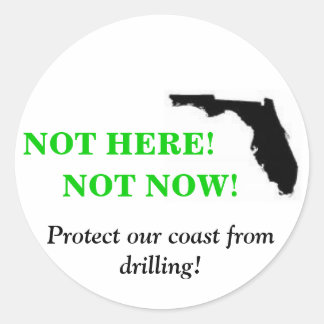 Not Here Not Now Sticker