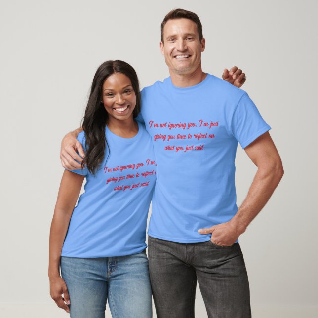 Not Ignoring You — Just Reflecting Unisex Tee (Unisex)