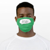 Not ill Just a Germaphobe hypochondriac Adult Cloth Face Mask (Worn)