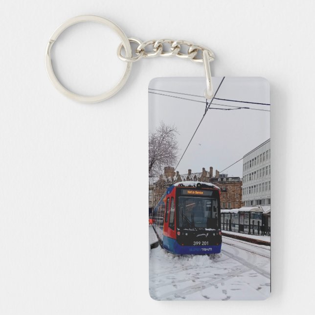 Not in service Acrylic Keychain (Front)