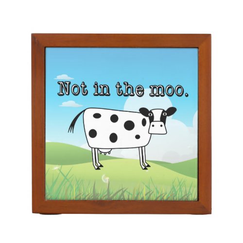 Not in the Moo Desk Organizer