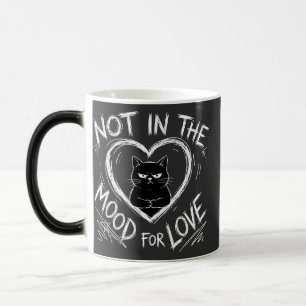 Not In The Mood For Love Grumpy Cat Sarcastic Color Morph Mug
