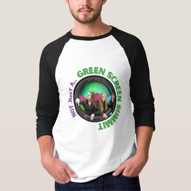 (not just a) Green Screen Summit T-Shirt (Front)