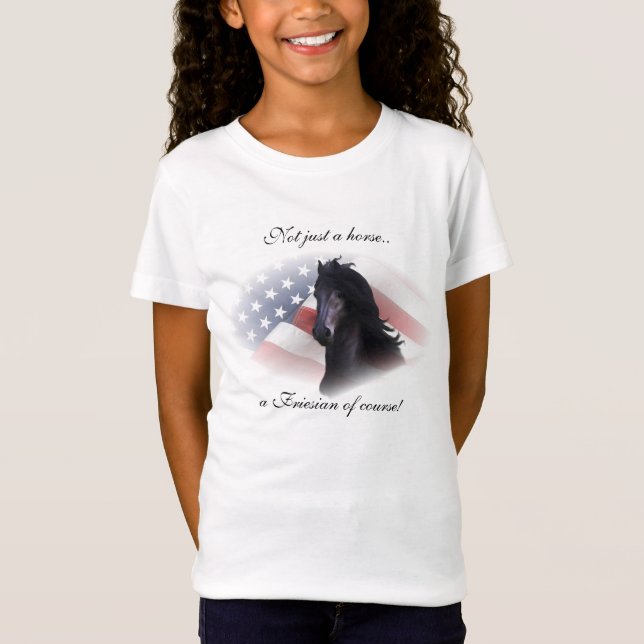 Not just a horse... a Friesian of course! T-Shirt (Front)
