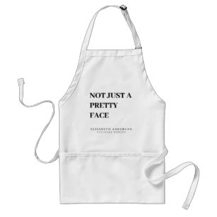 Not Just A Pretty Face, Culinary Genius Adult Apron