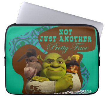 Not Just Another Pretty Face Laptop Sleeve by ShrekStore at Zazzle