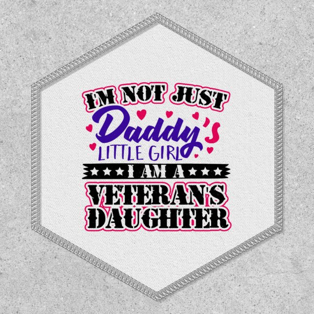 Not Just Daddy's Girl - Veteran's Daughter Patch (Front)