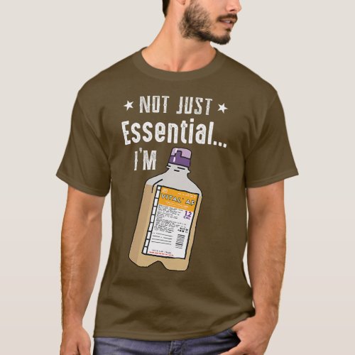 Not Just Eessential I_m Vital AF Funny Nurse Dieti T_Shirt