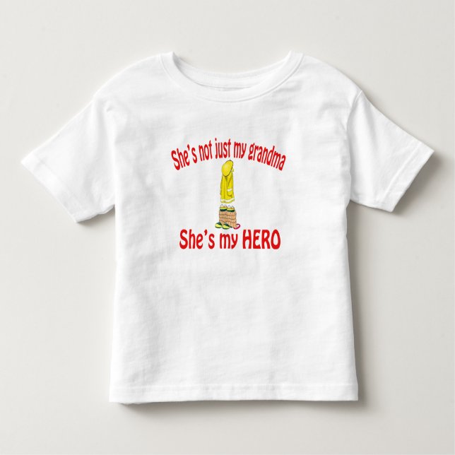not just my grandma fire toddler t-shirt (Front)