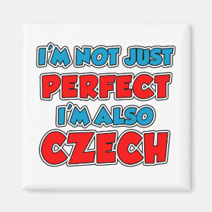 Not Just Perfect Czech Magnet