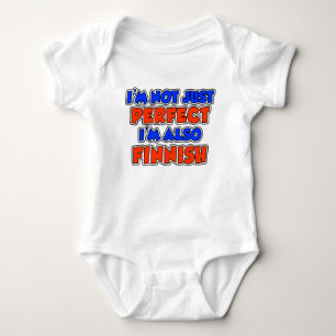 Not Just Perfect Finnish Baby Bodysuit