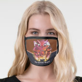 "Not Kitten Around" Face Mask (Worn Her)