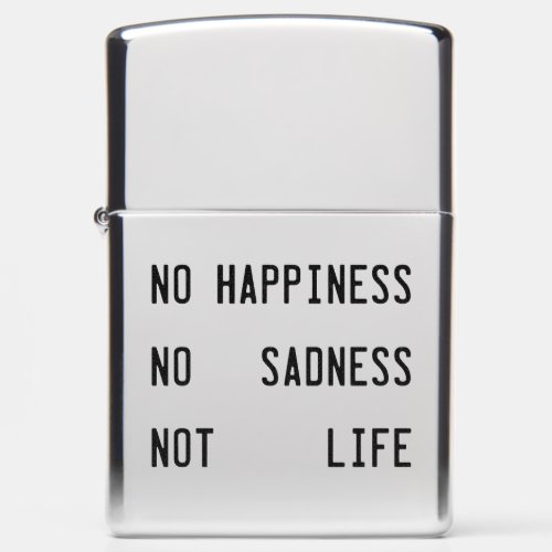 Not life zippo lighter