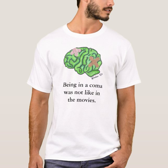 "Not like in the movies" t-shirt (Front)