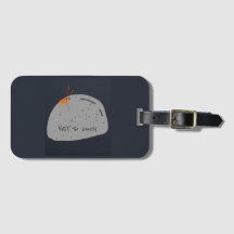 Not Lonely Funny (Gray) Luggage Tag