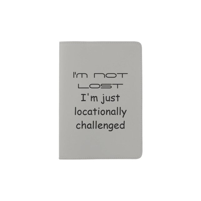 Not Lost Passport Cover (Front)