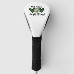 Not Lucky, Simply Blessed Lucky Charm St Patrick  Golf Head Cover