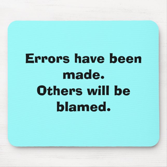 Not me? mouse pad (Front)