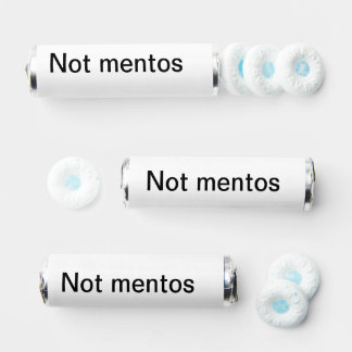 Not mentos breath savers® mints