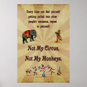 Not My Circus, Not My Monkeys Poster