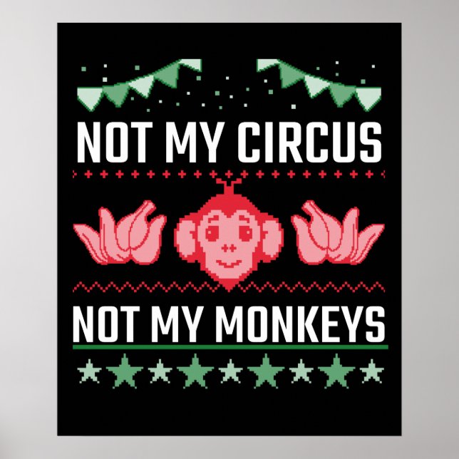 Not My Circus Not My Monkeys Poster (Front)