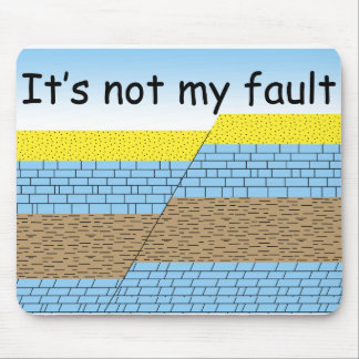 Not my fault mouse pad