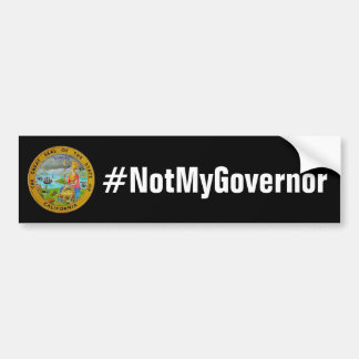 Not My Governor Bumper Sticker