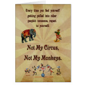Not My Monkeys, Not My Circus (Front)