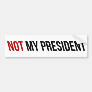 Not My President 2024 Bumper Sticker