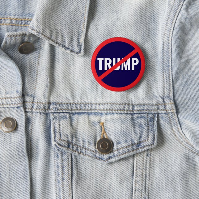 Not My President – Anti-Trump Protest Button (In Situ)