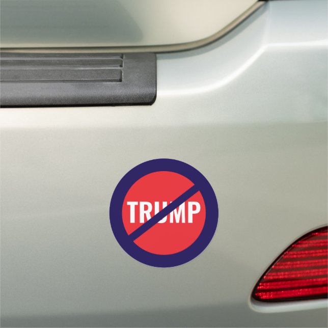 Not My President – Anti-Trump Protest Car Magnet (In Situ)