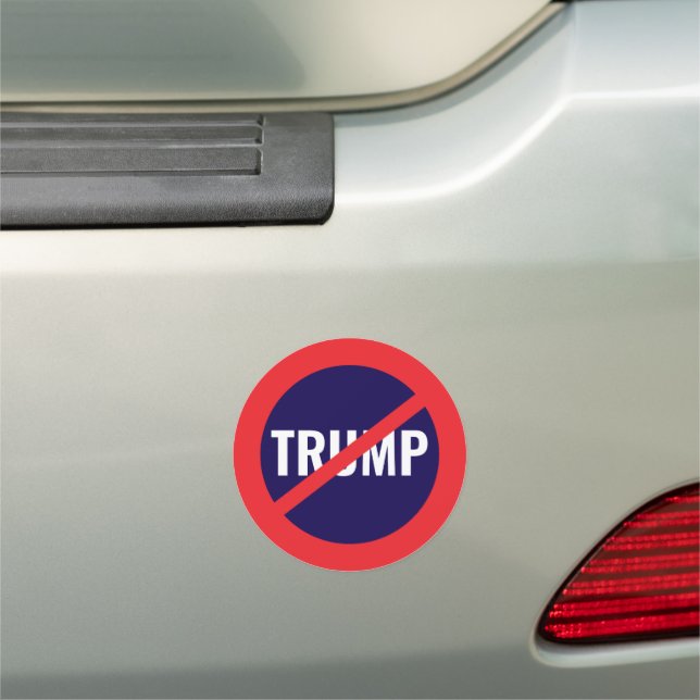 Not My President – Anti-Trump Protest Car Magnet (In Situ)