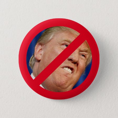 Not My President Pinback Button