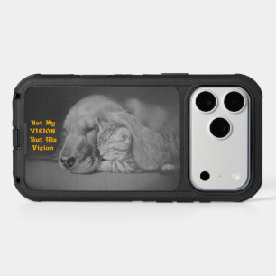 Not my Vision But His Vision Friendly Cat and Dog iPhone 17 Pro Max Case