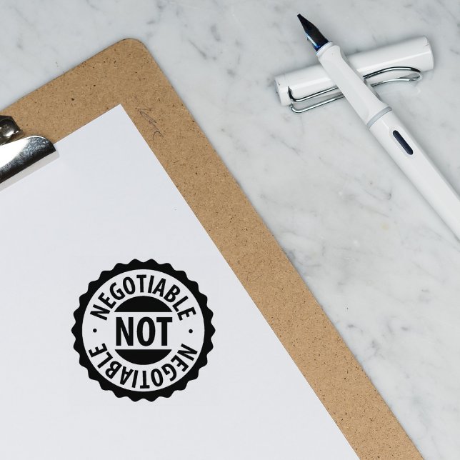 Not Negotiable Rubber Stamp (Creator Uploaded)