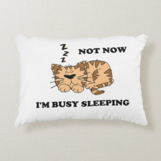 NOT NOW, I'M BUSY SLEEPING