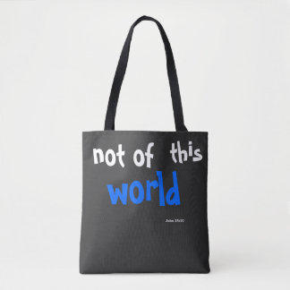 Not of this world tote bag