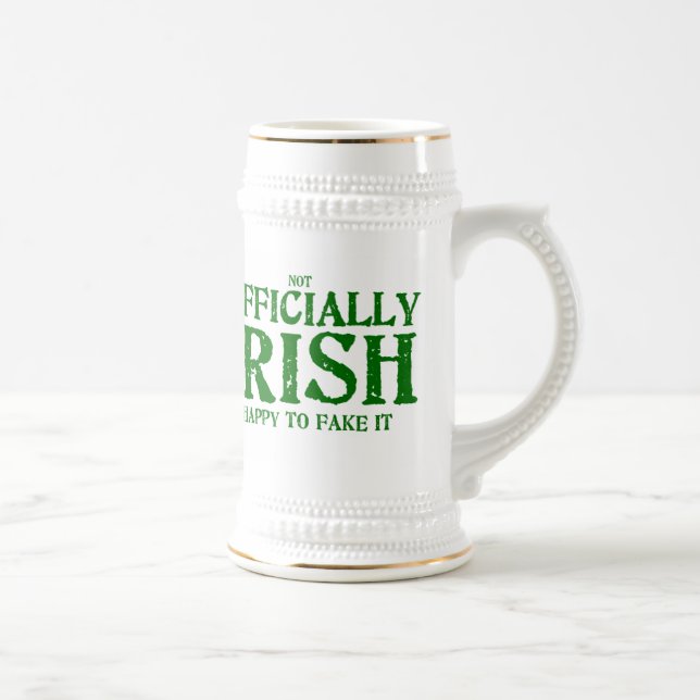 (not) Officially Irish Beer Stein (Right)