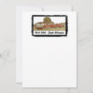 Not Old - Just Classic Invitation