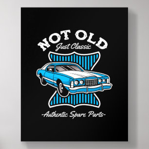 Not Old Just Classic Retro Car Design Acrylic Photo Tile